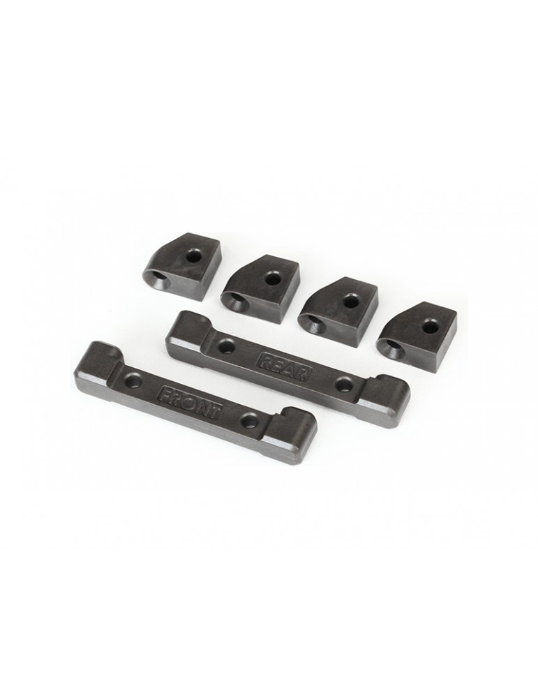 Traxxas Mounts, suspension arms(4)/ hinge pin retainers (2)