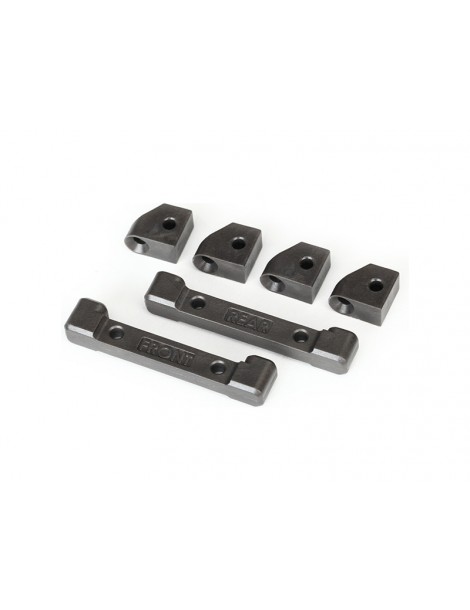 Traxxas Mounts, suspension arms(4)/ hinge pin retainers (2)