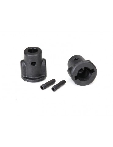 Traxxas Drive cups, inner (2)/ screw pins (2)