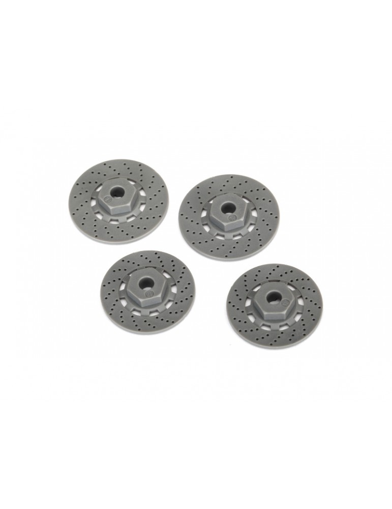 Traxxas Wheel hubs, hex (disc brake rotors) (4)