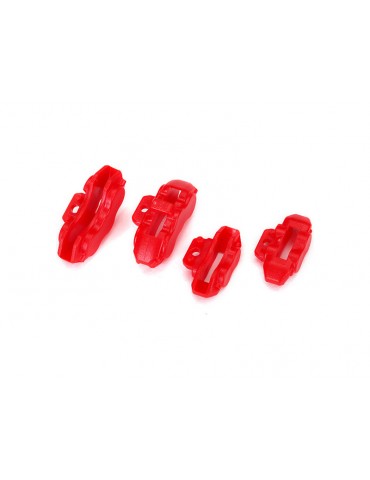 Traxxas Brake calipers (red), front (2)/ rear (2)