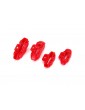 Traxxas Brake calipers (red), front (2)/ rear (2)