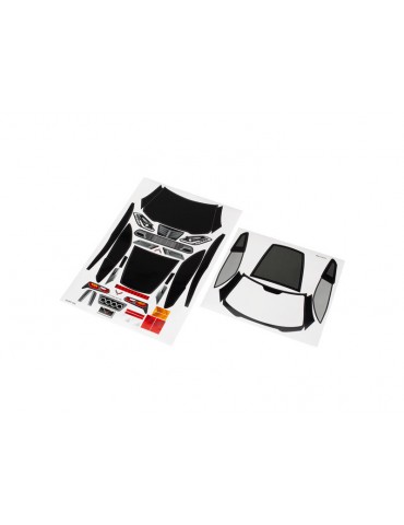 Traxxas Decal sheets, Chevrolet Corvette Z06