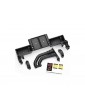 Traxxas Chassis tray/ driveshaft clamps/ fuel filler (black)