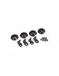 Traxxas Spring retainers, lower (captured) (4)/ 2.5x10 CS (4)