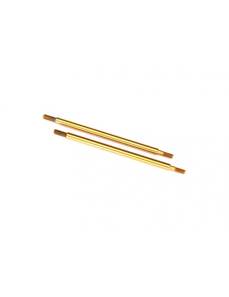 Traxxas Shock shaft, 74mm (GTR) (rear) (TiN-coated) (2)