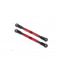 Toe links, front, Unlimited Desert Racer (red-anodized) (2)