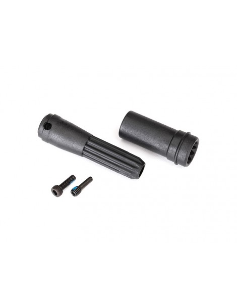 Traxxas Driveshafts, center front/ 4mm screw pins (2)