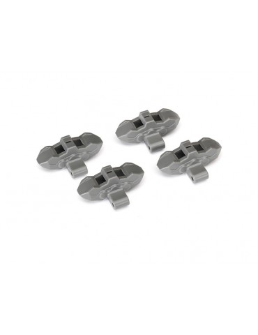 Traxxas Brake calipers, front or rear (grey) (4)