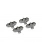 Traxxas Brake calipers, front or rear (grey) (4)