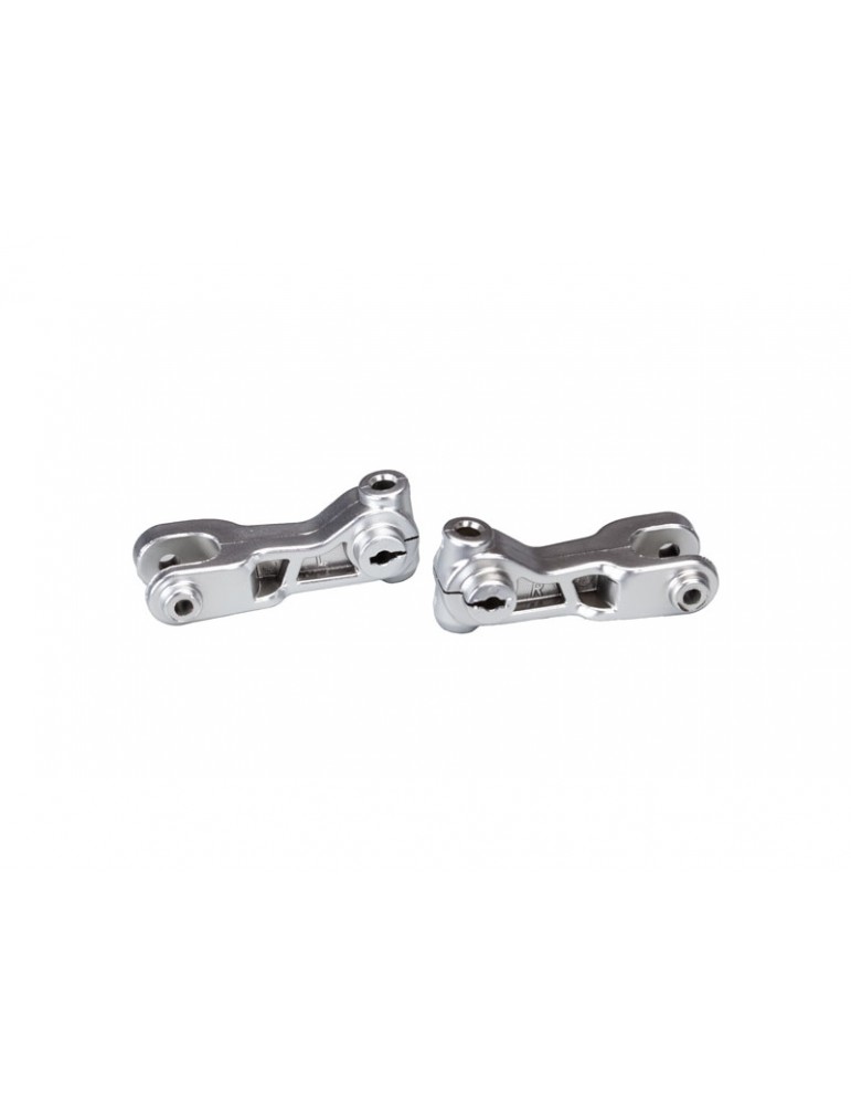 Traxxas Sway bar arms, front (satin-plated)