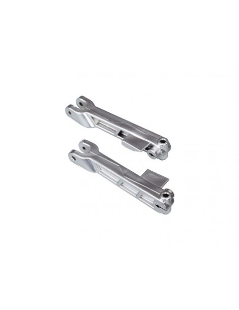 Traxxas Sway bar arms, rear (satin-plated)