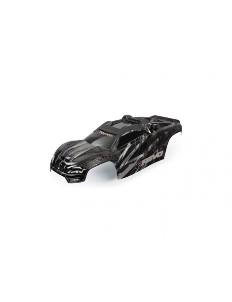 Traxxas Body, E-Revo, black (assembled)