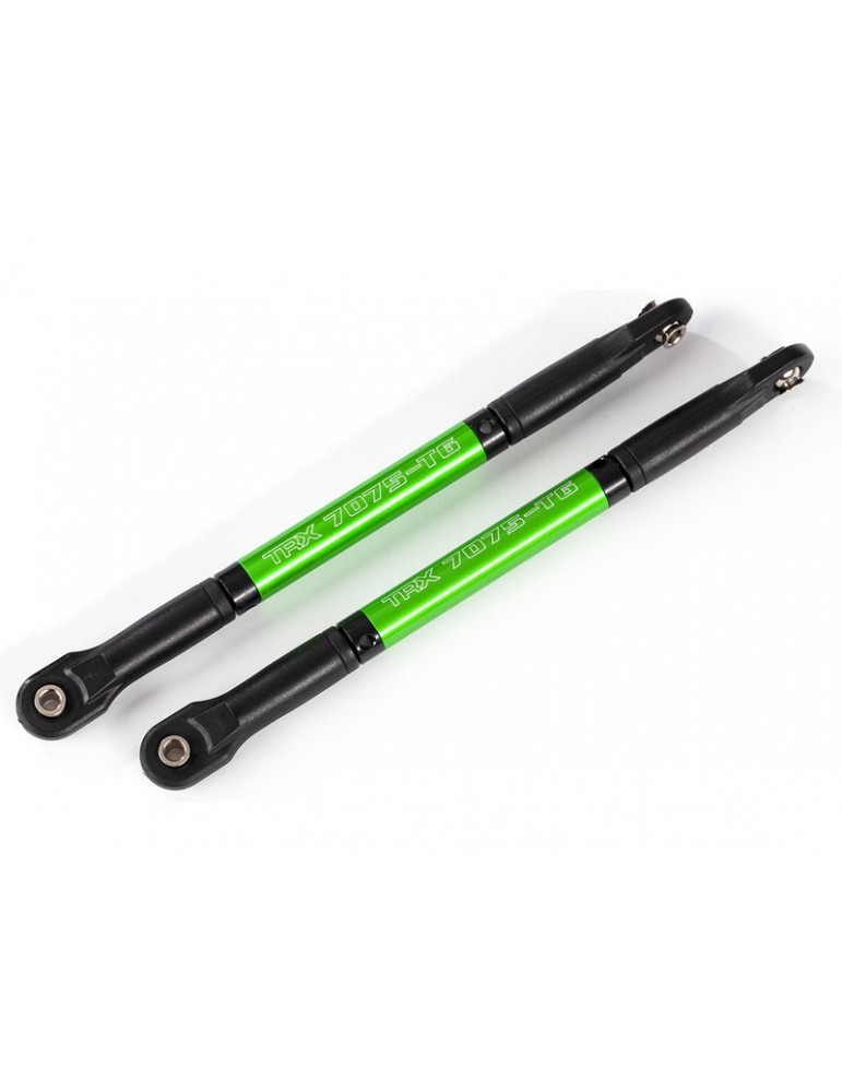 Traxxas Push rods, aluminum (green-anodized), heavy duty (2)
