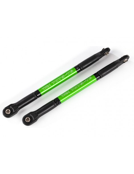 Traxxas Push rods, aluminum (green-anodized), heavy duty (2)
