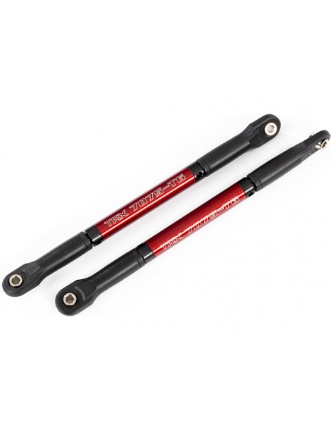 Traxxas Push rods, aluminum (red-anodized), heavy duty (2)