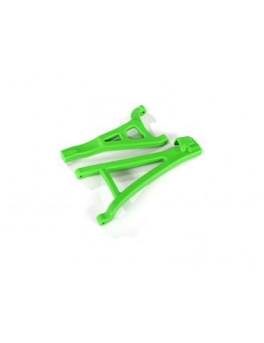 Traxxas Suspension arms, green, front (left)
