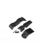 Traxxas Skid plate set, front/ skid plate, rear