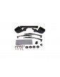 Traxxas Mirrors, side, black (left & right)/ windshield wipers, left, right, & rear