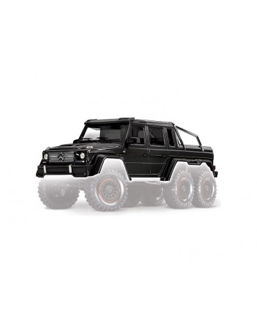 Traxxas Body, Mercedes-Benz G 63, complete (gloss black metallic)