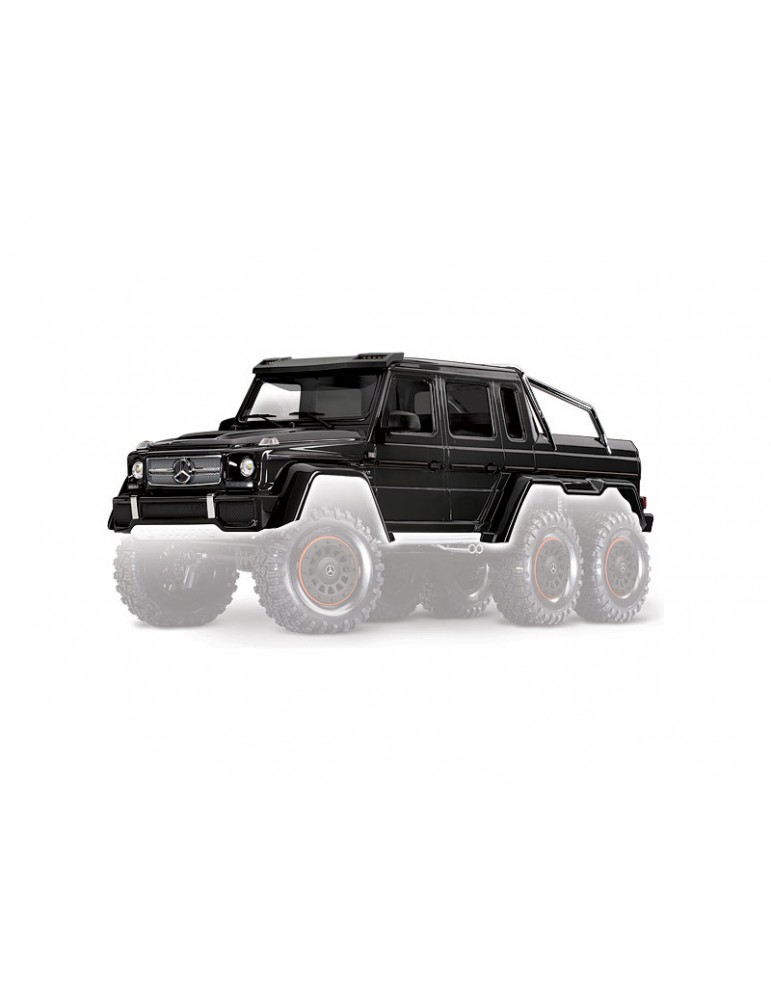 Traxxas Body, Mercedes-Benz G 63, complete (gloss black metallic)