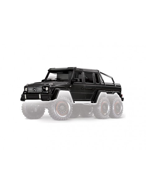 Traxxas Body, Mercedes-Benz G 63, complete (gloss black metallic)