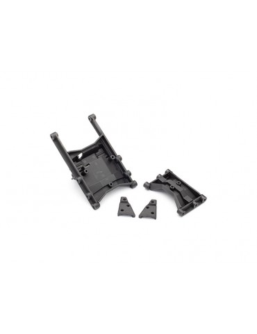 Traxxas Chassis crossmember (intermediate (1) & rear (1))/ shock mounts
