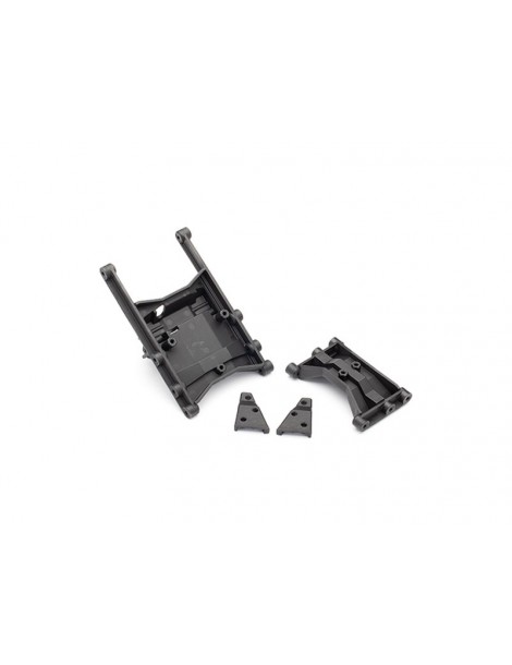 Traxxas Chassis crossmember (intermediate (1) & rear (1))/ shock mounts