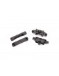 Traxxas Mount, tie bar, front (1)/ rear (1)/ suspension pin retainer (2)