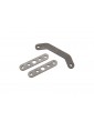 Traxxas Bulkhead tie bar, front, upper (1)/ lower (2) (steel)
