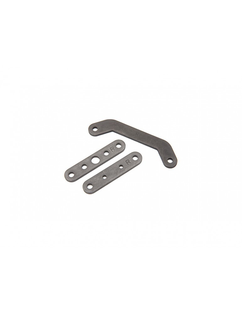Traxxas Bulkhead tie bar, rear, upper (1)/ lower front (1)/ lower rear (1) (steel)