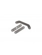 Traxxas Bulkhead tie bar, rear, upper (1)/ lower front (1)/ lower rear (1) (steel)