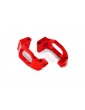 Traxxas Caster blocks (c-hubs), 6061-T6 aluminum (red-anodized), left & right