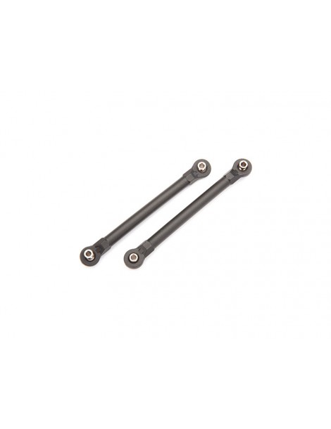 Traxxas Toe links, molded composite (89mm center to center) (black) (2)