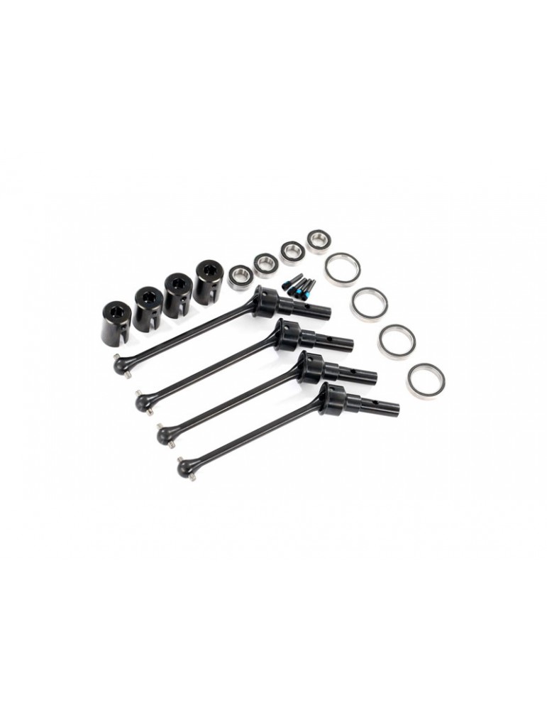 Traxxas Driveshafts, steel constant-velocity (assembled) (4)