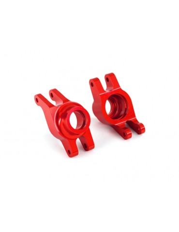 Traxxas Carriers, stub axle (red-anodized 6061-T6 aluminum) (rear) (2)