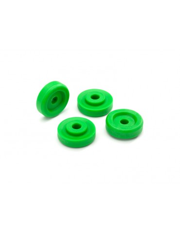 Traxxas Wheel washers, green (4)