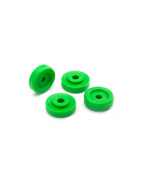 Traxxas Wheel washers, green (4)