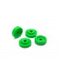 Traxxas Wheel washers, green (4)