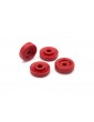 Traxxas Wheel washers, red (4)
