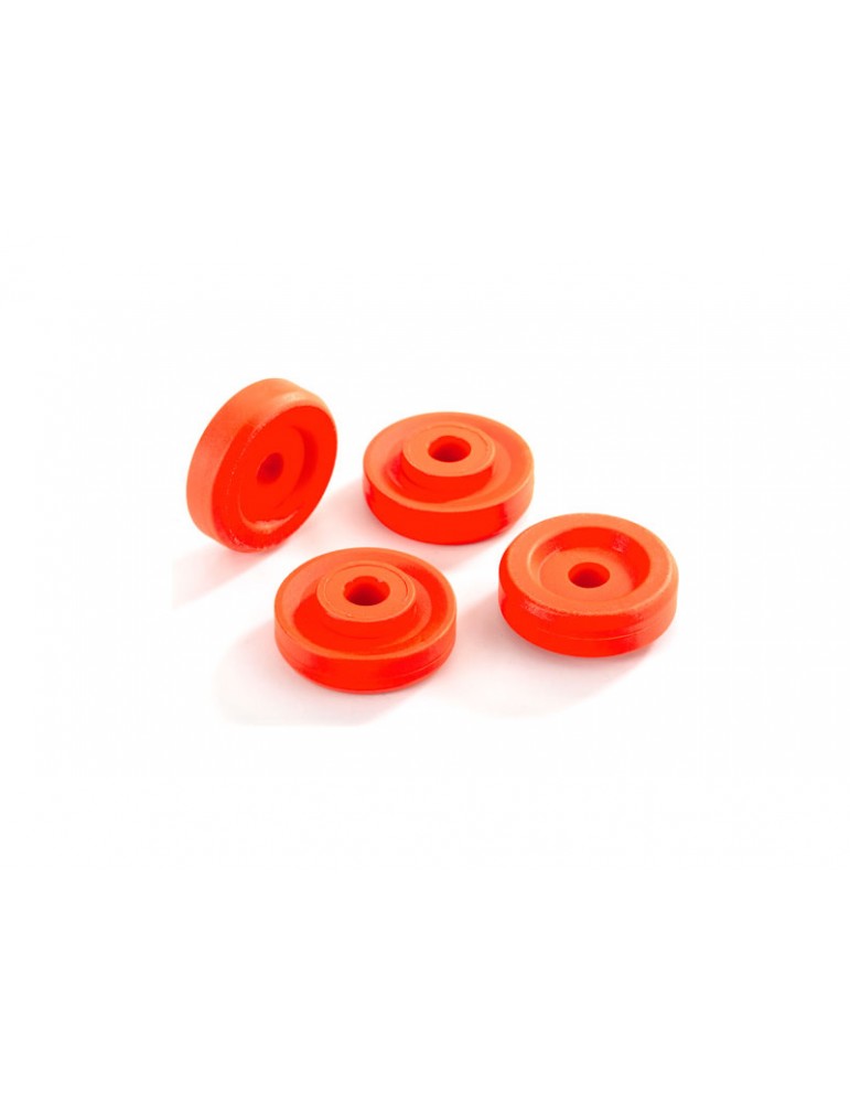 Traxxas Wheel washers, orange (4)