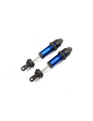 Traxxas Shocks, GT-Maxx, aluminum (blue-anodized) (2)