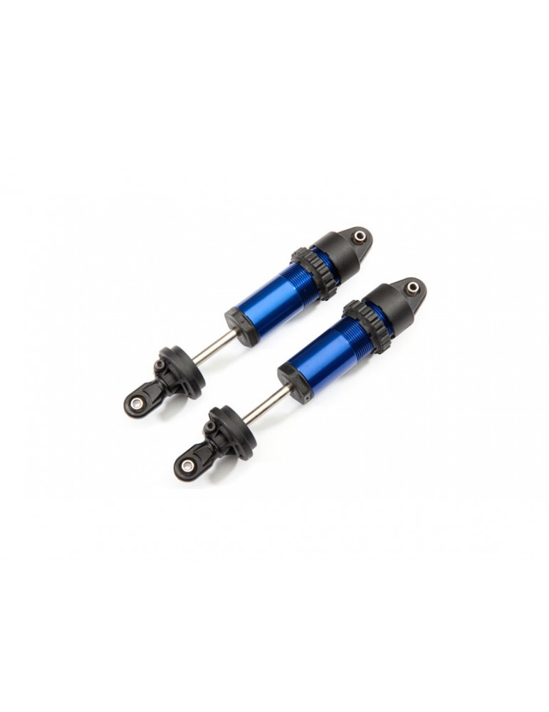 Traxxas Shocks, GT-Maxx, aluminum (blue-anodized) (2)