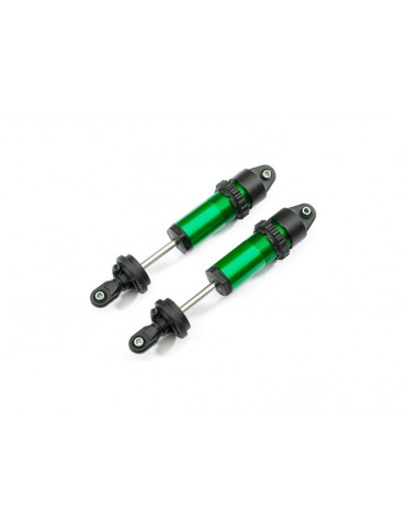 Traxxas Shocks, GT-Maxx , aluminum (green-anodized) (2)