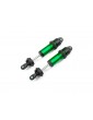 Traxxas Shocks, GT-Maxx , aluminum (green-anodized) (2)