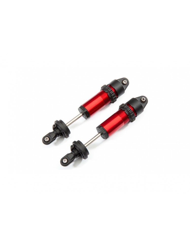 Traxxas Shocks, GT-Maxx , aluminum (red-anodized) (2)