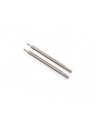 Traxxas Shock shaft, 72mm (GT-Maxx) (steel, chrome finish) (2)