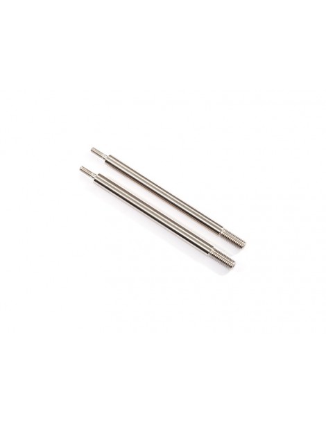 Traxxas Shock shaft, 72mm (GT-Maxx) (steel, chrome finish) (2)