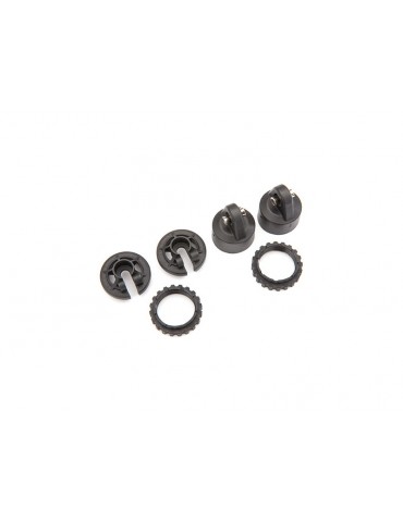 Traxxas Shock caps, GT-Maxx shocks/ spring perch/ adjusters (for 2 shocks)