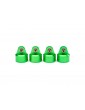 Traxxas Shock caps, aluminum (green-anodized), GT-Maxx shocks (4)